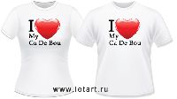 Футболка. Ка Де Бо. I Love My Ca De Bou