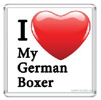 I Love my German Boxer