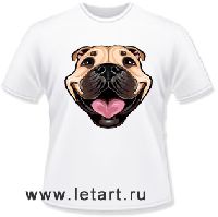 Футболка. Ка Де Бо. Ка Де Бо Собака Улыбака (детская футболка)